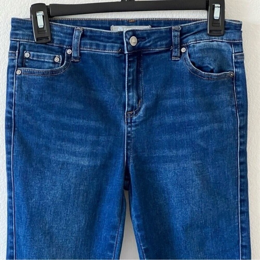 Tractr Blue Skinny Frayed Hem Skinny Jeans Girls SZ 16 - Picture 2 of 12